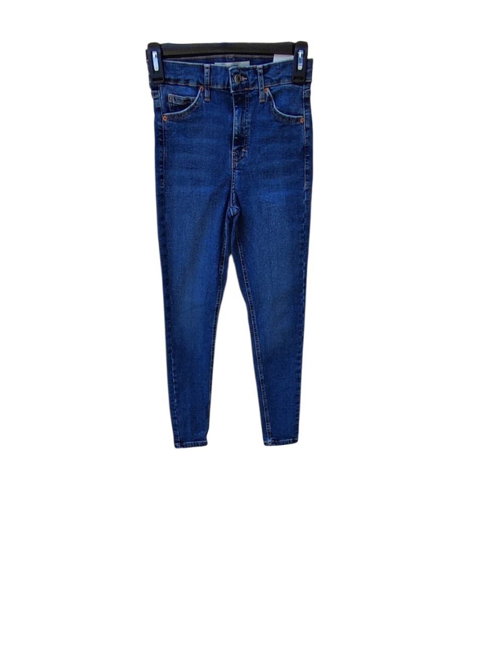 5299...Topshop High-Rise Skinny Jeans Size W25 L30, 9"Rise